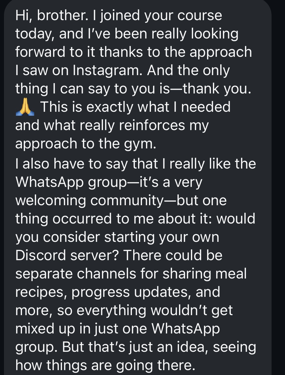 Member feedback 7